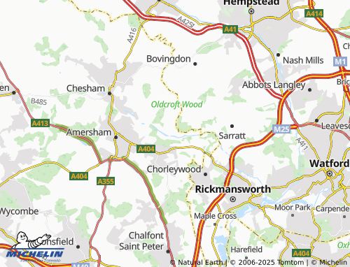 Mappa MICHELIN Latimer - ViaMichelin