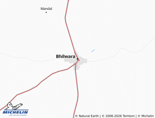 Mappa MICHELIN Bhilwara - ViaMichelin