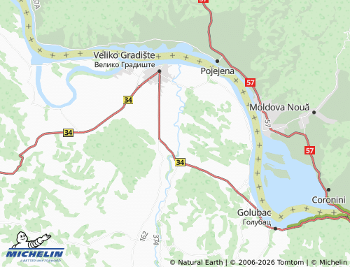 Mapa MICHELIN Kusiće - ViaMichelin