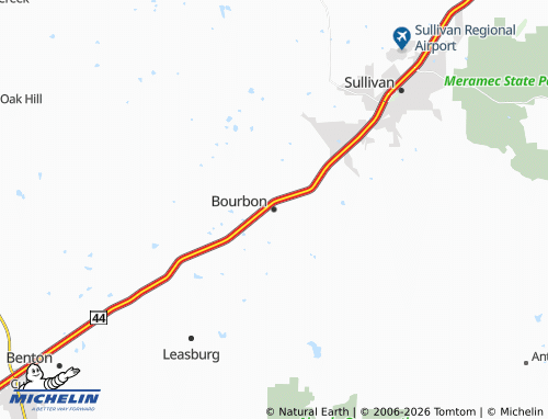 Mappa MICHELIN Bourbon - ViaMichelin