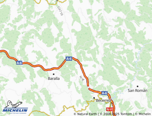 MICHELIN-Landkarte Ponte de Neira - ViaMichelin