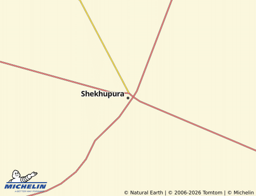 Mappa MICHELIN Shekhupura - ViaMichelin