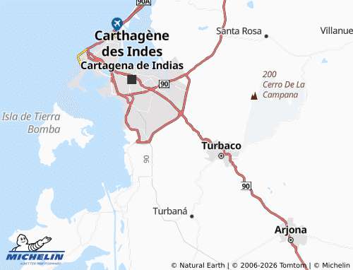 Mapa MICHELIN Sin Información - ViaMichelin
