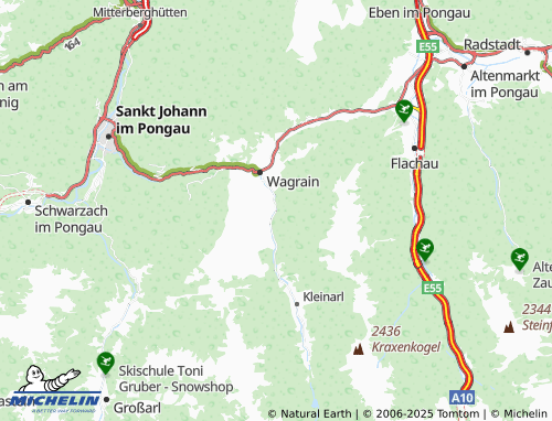 MICHELIN Vorderkleinarl map - ViaMichelin