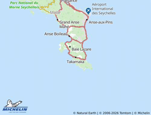 Kaart MICHELIN Takamaka - ViaMichelin