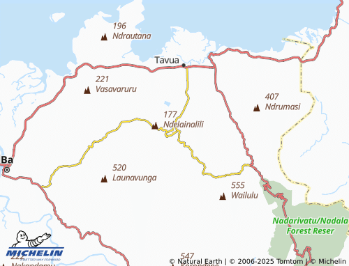 Carte MICHELIN Vatukoula - ViaMichelin