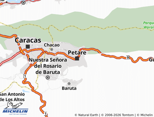 Mappa MICHELIN Petare - ViaMichelin