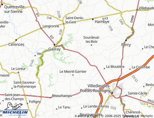 Carte MICHELIN Le Mesnil-Hue - ViaMichelin