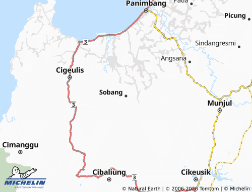 Kaart MICHELIN Sobang - ViaMichelin