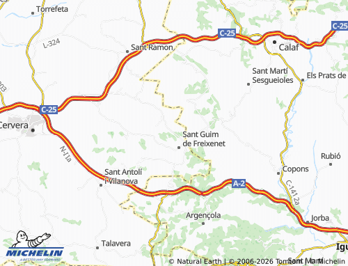 MICHELIN-Landkarte Sant Domí - ViaMichelin