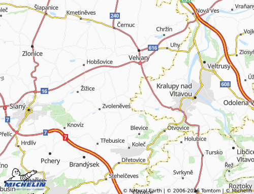 Mapa MICHELIN Neuměřice - ViaMichelin