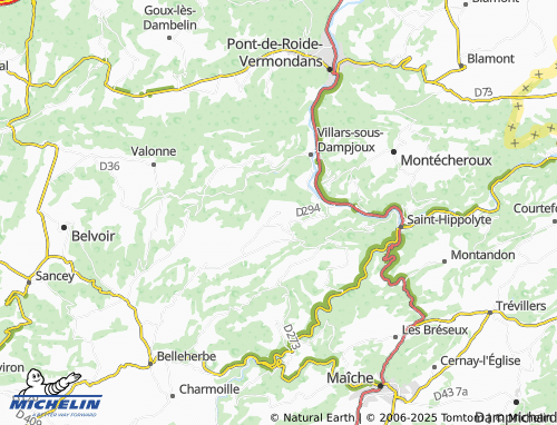 Carte MICHELIN Neuvier - ViaMichelin