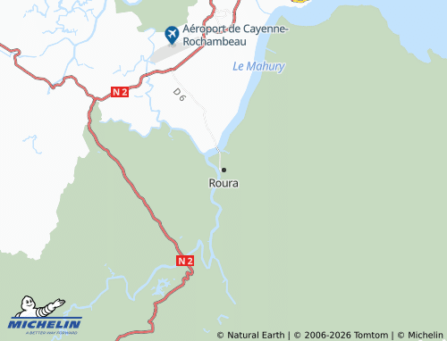 Kaart MICHELIN Roura - ViaMichelin