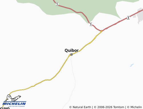 Carte MICHELIN Quibor - ViaMichelin