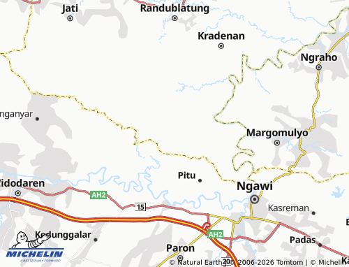 Carte MICHELIN Getas - ViaMichelin
