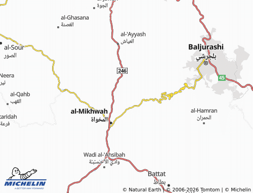 MICHELIN-Landkarte al-'Azeeziyyah - ViaMichelin
