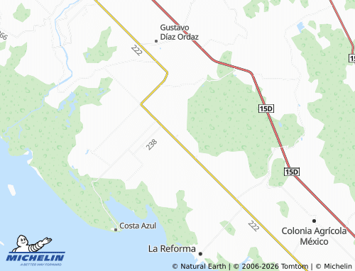MICHELIN Rafael Buelna map - ViaMichelin
