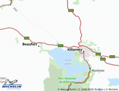 MICHELIN Fossa map - ViaMichelin