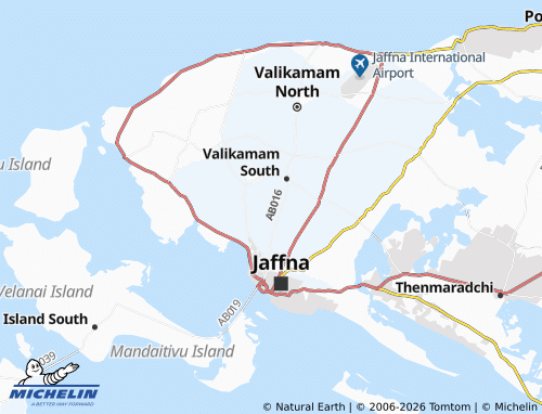 Mapa MICHELIN Thavady North - ViaMichelin