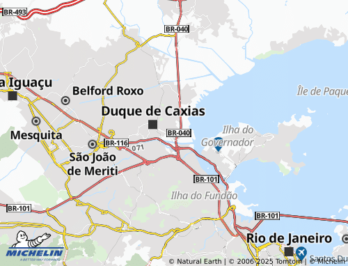 MICHELIN Parque Beira Mar map - ViaMichelin