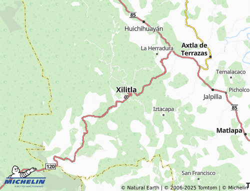 MICHELIN-Landkarte Cafetales, Xilitla - ViaMichelin