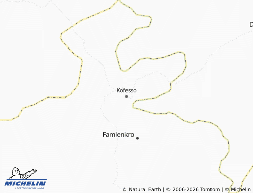 MICHELIN-Landkarte Kofesso - ViaMichelin