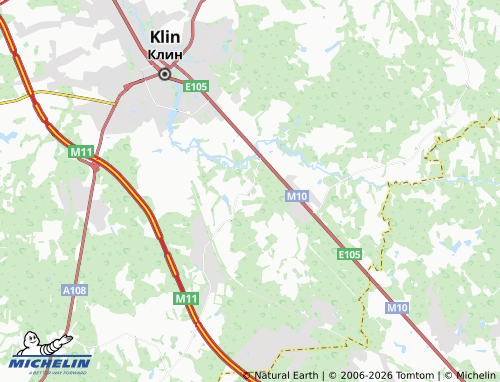 MICHELIN Chaykovskogo map - ViaMichelin