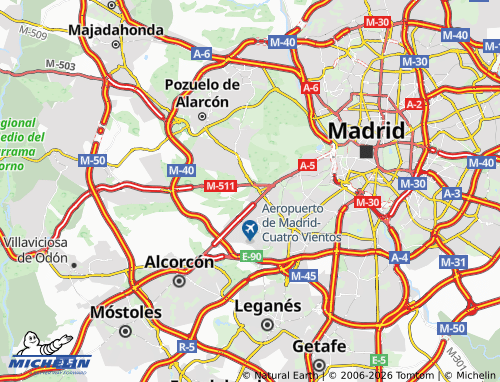 MICHELIN-Landkarte Arroyo Meaques - ViaMichelin