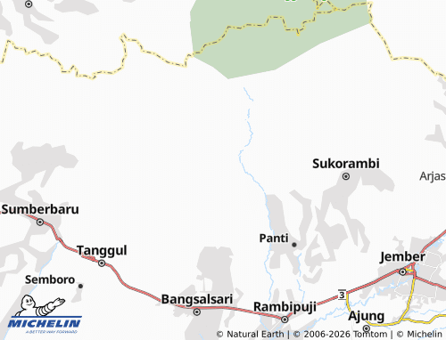 Carte MICHELIN Curah Kalong - ViaMichelin