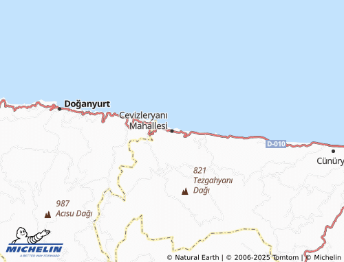 MICHELIN Cevizleryanı Mahallesi map - ViaMichelin