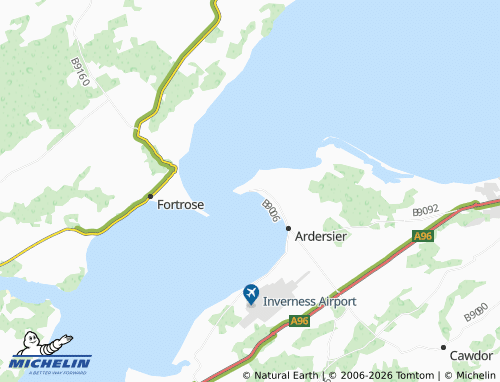 Carte MICHELIN Fort George - ViaMichelin