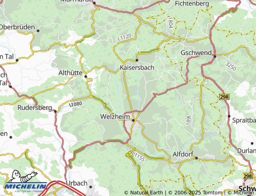 Carte MICHELIN Seiboldsweiler - ViaMichelin