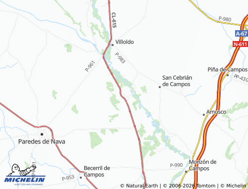 MICHELIN Perales map - ViaMichelin