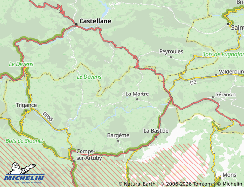 Carte MICHELIN Châteauvieux - ViaMichelin