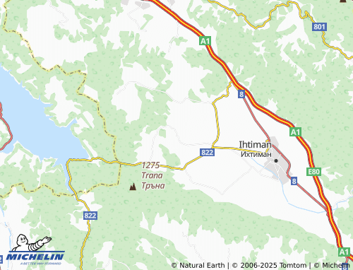 MICHELIN Boeritsa map - ViaMichelin