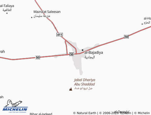 MICHELIN-Landkarte al-'Alawat - ViaMichelin
