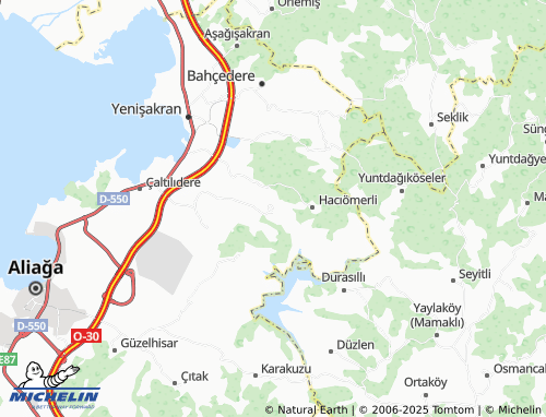 MICHELIN Kalabak map - ViaMichelin