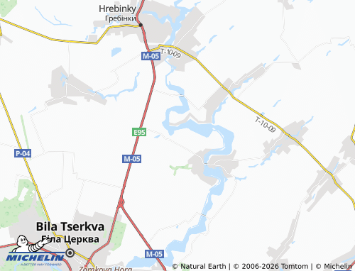 MICHELIN Hlushky map - ViaMichelin