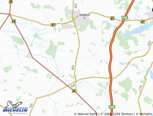 Mapa MICHELIN Over Jerstal - ViaMichelin