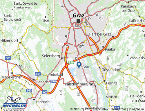 MICHELIN Neuseiersberg map - ViaMichelin