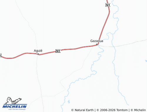 Mapa MICHELIN Guidan Gazobi - ViaMichelin