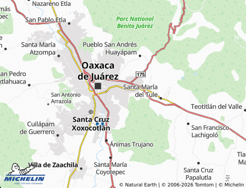 MICHELIN Llano Verde map - ViaMichelin