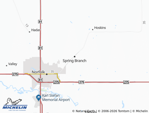 Mappa MICHELIN Spring Branch - ViaMichelin