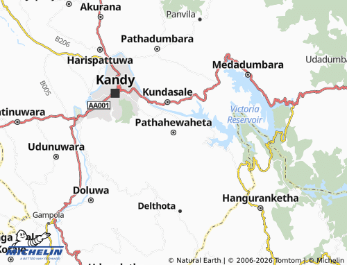 MICHELIN-Landkarte Pathahewaheta - ViaMichelin