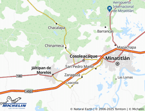 MICHELIN Oteapan map - ViaMichelin