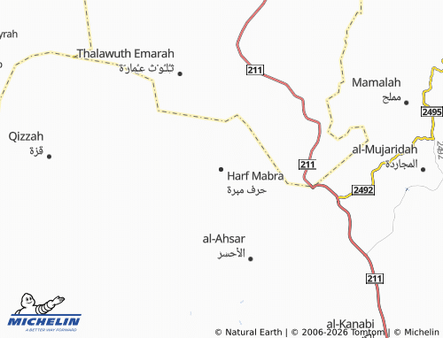 Carte MICHELIN Harf Mabra - ViaMichelin