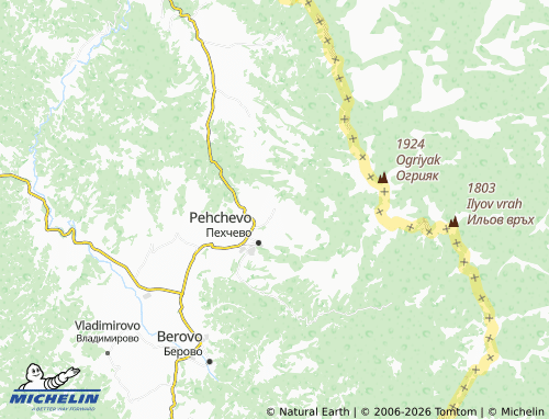 Mapa MICHELIN Negrevo - ViaMichelin