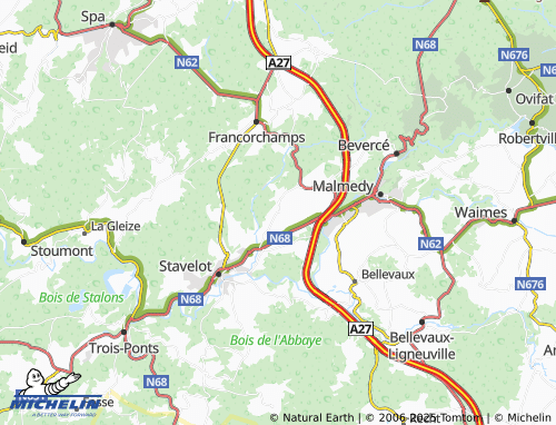 MICHELIN Rivage map - ViaMichelin
