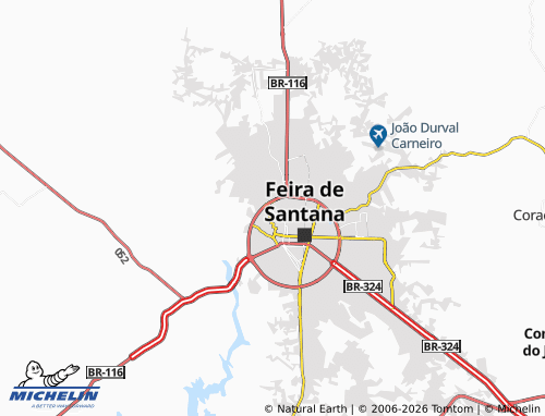 MICHELIN Sobradinho map - ViaMichelin