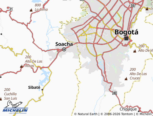 Carte MICHELIN Jaime Garzón - ViaMichelin